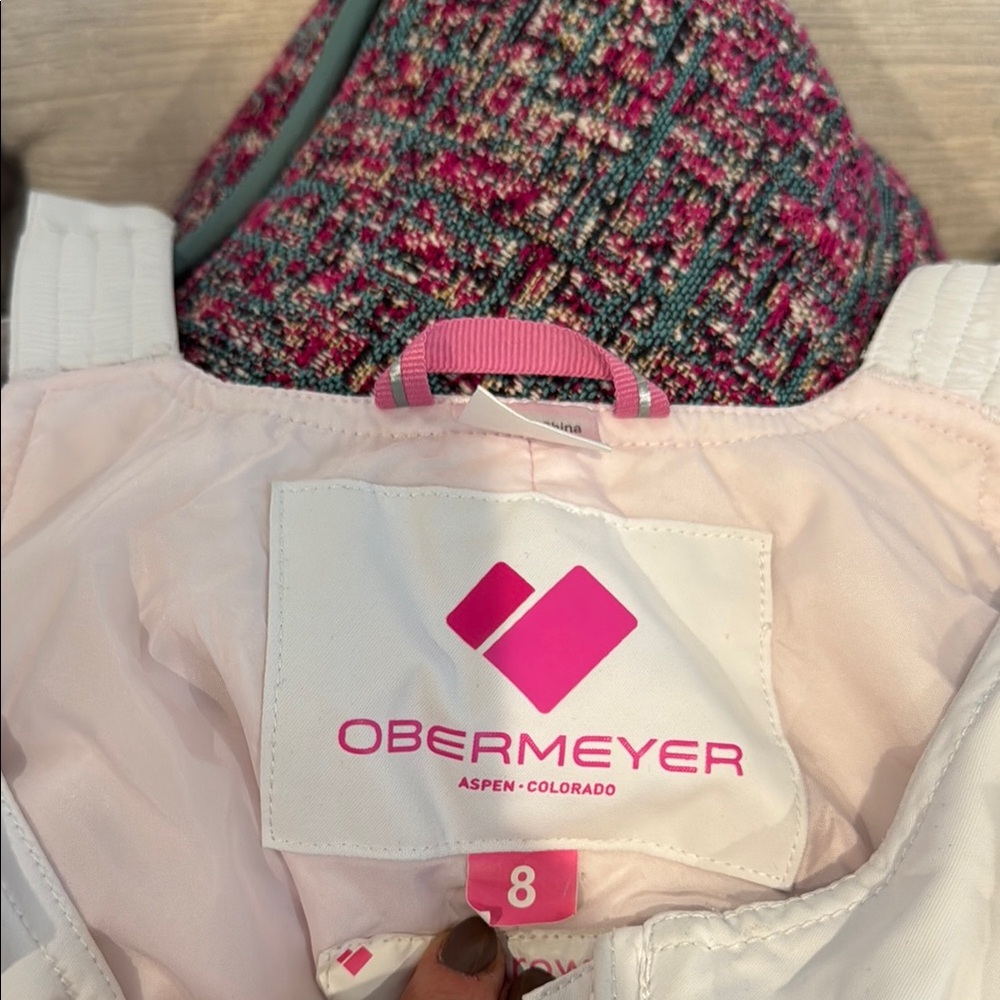 Obermeyer White Snow Bib Pants